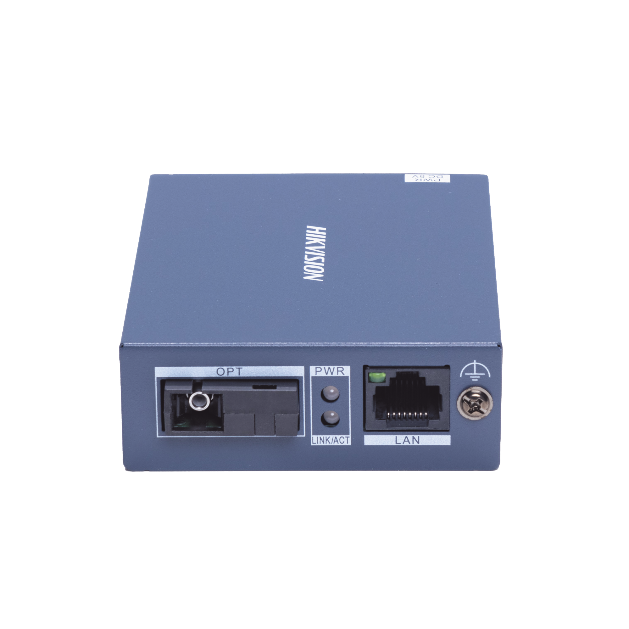 Hikvision ds-3d501r-3 Convertidor de medios UTP/FIBRA ÓPTICA (RX) / 1000 Mbps / Monomodo / Hasta 3 KM / CONECTOR SC