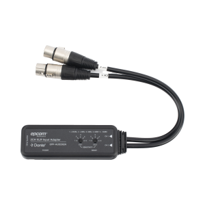 Epcom Proaudio epp-aud2xen Extensor de Audio Dante® | 2CH XLR Input Adapter | Entrada XLR Balanceada/No Balanceada 2 Canales | Salida Digital Dante® 2CH | Latencia Configurable 1, 2 o 5 ms | Ancho de Banda 100M | Compatible con HDMI 1.4 | Protección ESD IEC 61000-4-2