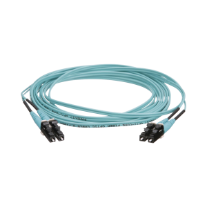 Panduit fz2erlnlnsnm007 Jumper de Fibra Óptica Multimodo 50/125 OM4, LC-LC Duplex, OFNR (Riser), Color Aqua, 7 Metros (22.97 Pies)