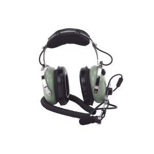David Clark h10-36 Auriculares de aviación, con micrófono, sobre la cabeza, helicóptero