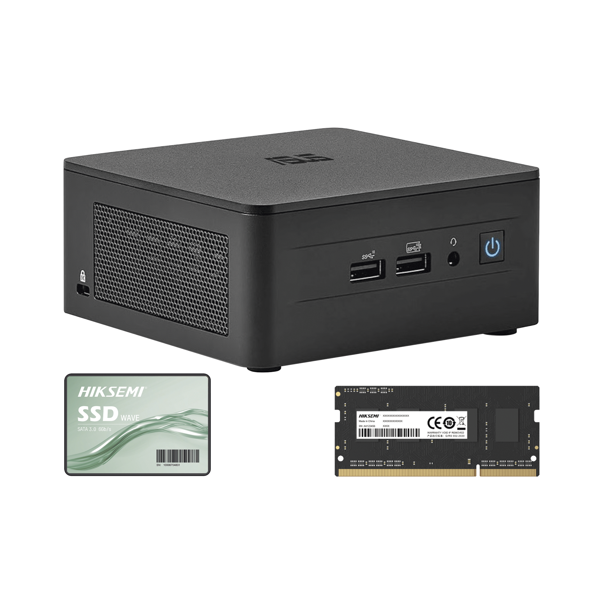 Asus nucasi713i16g512g Kit / Mini PC NUC Barebone / Core I7 /bluetooth / Incluye memoria 16GB / Incluye 512 SSD / No incluye sistema operativo