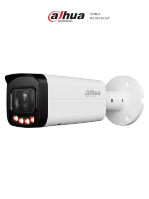 DAHUA DH-IPC-HFW2849T-ZAS-IL Cámara IP Bullet de 8 Megapíxeles/ Motorizado/ IR de 60 Mts/ Iluminador Dual inteligente/ 113°/ H.265+/ SMD+/ Protección Perimetral/ Ranura para MicroSD/ WDR/ 3D NR/ HLC/ BLC / IP67/#LoNuevo