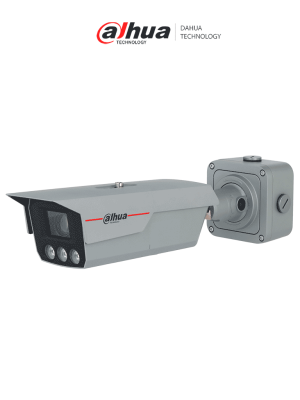 DAHUA ITC-ITC431-RW4F - Cámara IP LPR 4 MP/ Monitoreo inteligente del tráfico/detección de vehículos (tipo, color, marca)/Detección de flujo de tráfico/ Iluminación 23-30 m/ Lente motorizado 8 mm32 mm/ Captura hasta 180km/Luz dual/IP68/PoE/IK10/#LoNuevo