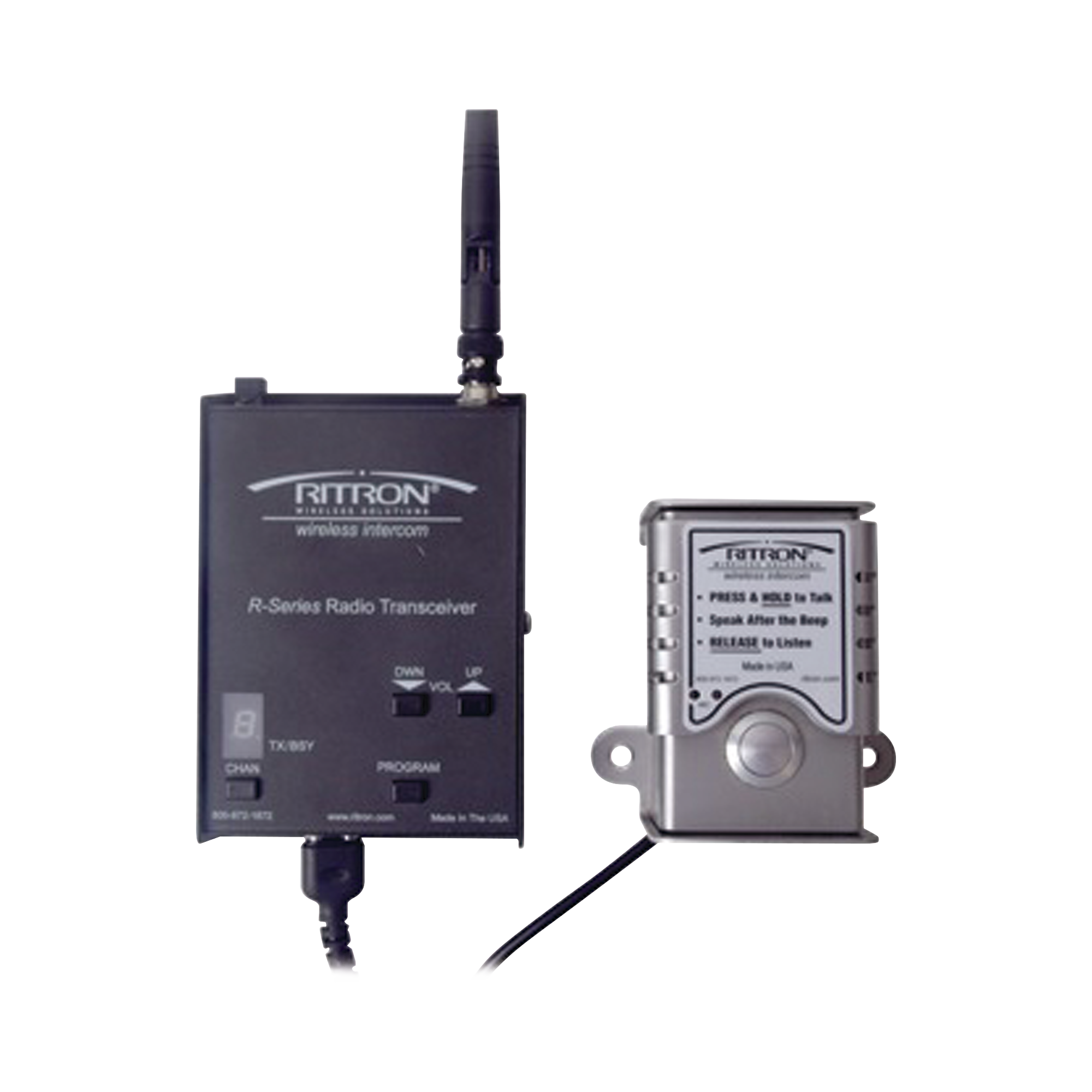 Ritron rdc447 DOORCOM Portero Inalámbrico, Hasta 2 KM, UHF 450-470 Mhz