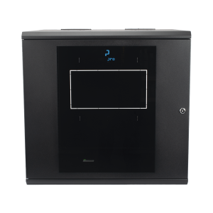 Linkedpro By Epcom sr-1912-gap-v5 Gabinete Abatible de Pared (Con Marco Trasero) con Rack 19 de 12 Unidades. Ventana de Cristal Templado.
