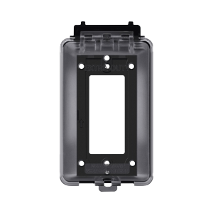 Thorsman th-cpe Caja Protectora de Contactos para Exterior / Policarbonato de Alto Impacto / Protección NEMA 3R / 127V 15A 60Hz / Tapa Transparente Base Negra / Resistente a Intemperie UV