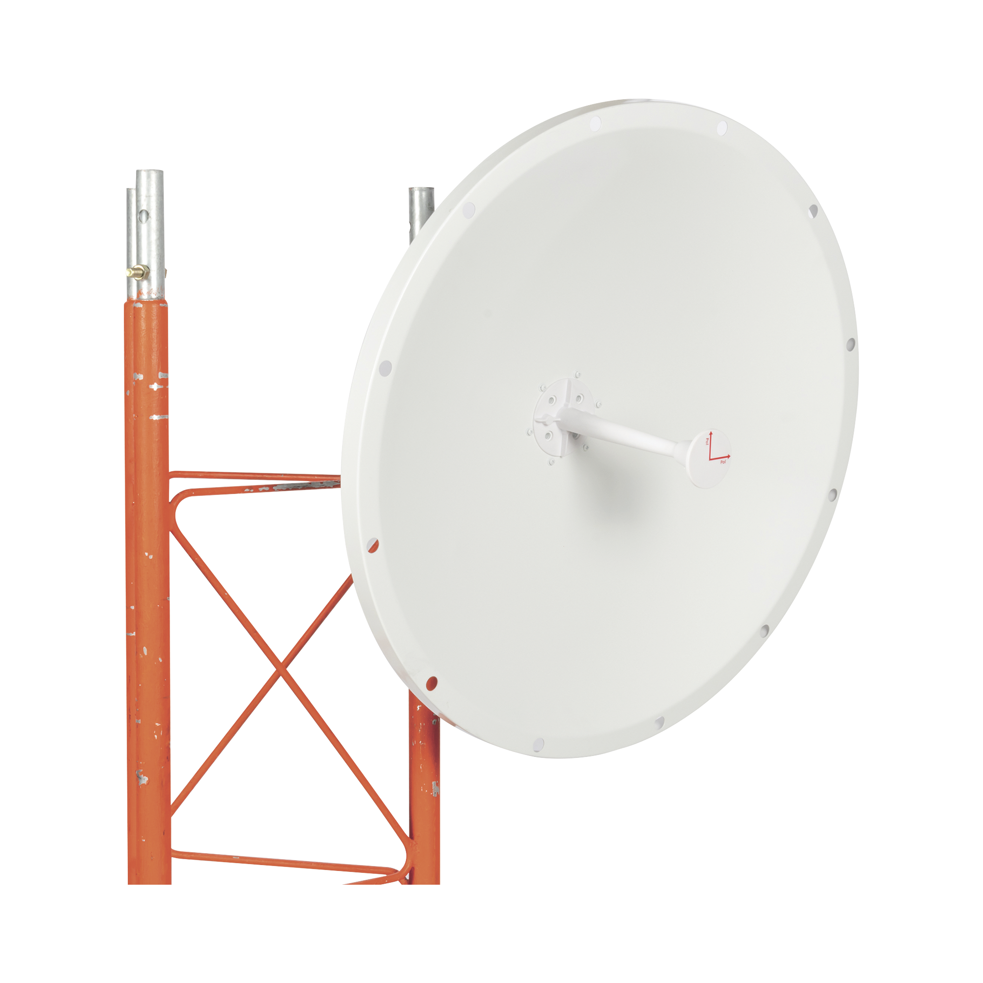 Txpro txp-d4865-28-n Antena Direccional con Frecuencia Extendida / 4.8 - 6.5 GHz / 28 dBi / Jumper incluido con conector N-Macho / Polaridad en 90º y 45º / Montaje incluido para torre o mástil