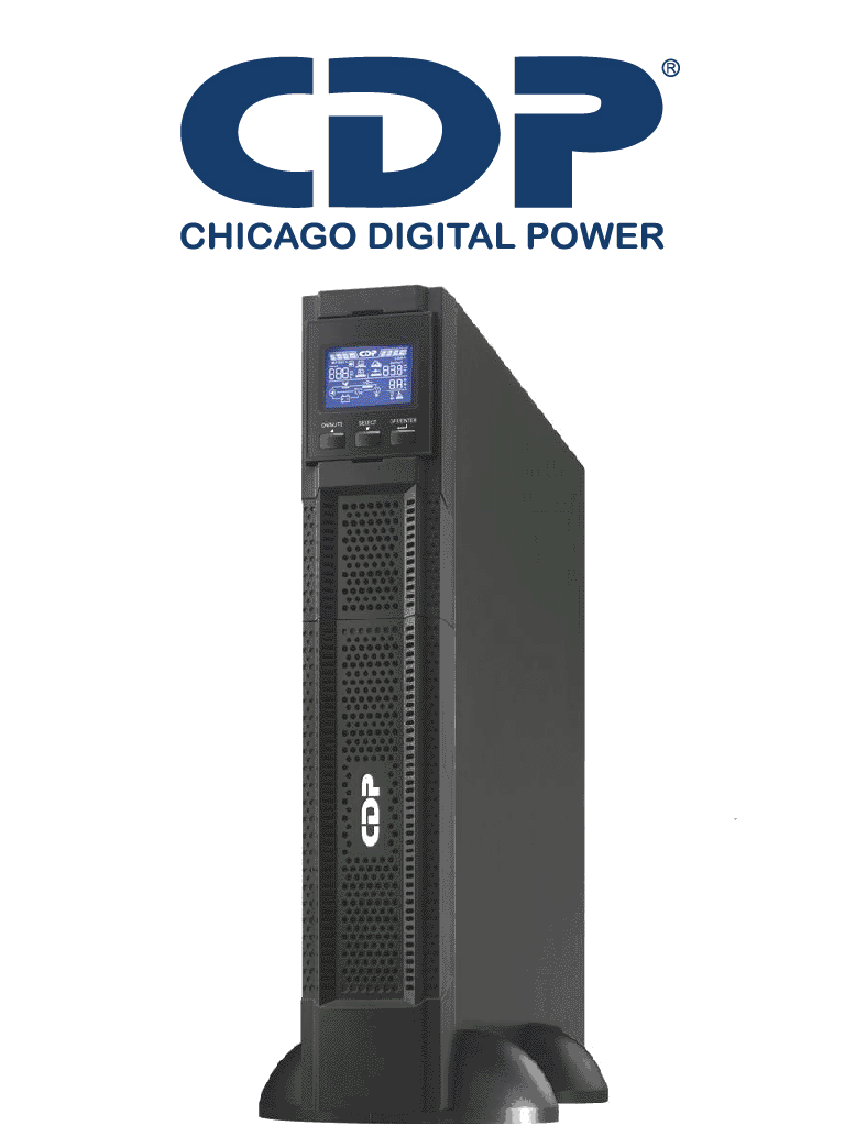 CDP UPO11-3RTAXI- UPS ONLINE / 3000 VA/2700W/ ONDA SENOIDAL PURA/ 220 VCA/ PANTALLA LCD ROTATIVA/ 6 CONTACTOS/