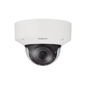 Hanwha Techwin Wisenet xnv-c6083r Cámara Domo 2MP con IA, Antivandalica / Lente Motorizado de 2.8 a 12mm / IR 40m / WDR 120dB / Ranura MicroSD / IP66 IP67 IK10 NEMA4X