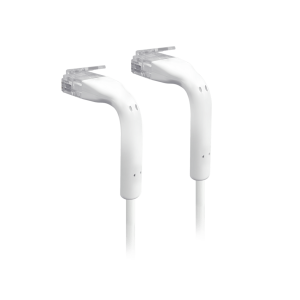 Ubiquiti u-cable-patch-rj45 UniFi Patch Cable Cat6 Ultradelgado GbE con Botas Flexibles, Color Blanco, 0.1 Metros (0.33 Pies)