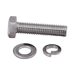 Dmt 9424080164 Tornillo M8 x 1.25 mm con arandela plana y arandela elástica para baterías de 12 V de 90-250 Ah