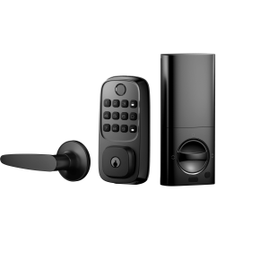 Lndu wl01 Cerradura Inteligente WiFi / Escáner de Huellas Dactilares / Teclado Numérico / Control por App / 8 Baterías AA / Bloqueo Manual y Automático / Compatible con Puertas 35-55 mm