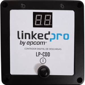 Linkedpro By Epcom lp-cdd Contador Digital Descargas Atmosféricas / Pantalla Digital / IP65 Exterior / Batería 3V / Rango -20°C a 60°C / 120x120x60 mm (4.7x4.7x2.4 in)