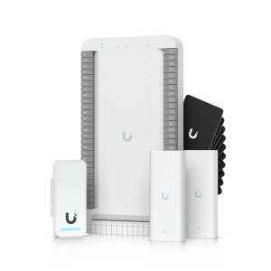 Ubiquiti Inc ua-sk-elevator Kit de Inicio para Ascensor UniFi Access / PoE para Selección de Piso / Hasta 18 Pisos / Incluye Elevador Hub / G2 Lector / 2 Extensores PoE / 10 Tarjetas de Acceso / Interior y Exterior / NDAA Cumple