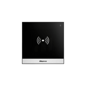 Akuvox a03skit Terminal de Control de Acceso + Bracket de Instalación / Administración 100% en la Nube / Interfaz WEB / POE / Lector Prox EM y MIFARE / NFC / Bluetooth / APP Smart Plus / Control de 1 Puerta / IP65 / IK07