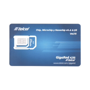 Syscom sim6gbtelcel SIM TELCEL 6 GB mensual para dispositivos móviles 3G/4G (Telcel) 1 año de servicio (solo datos)