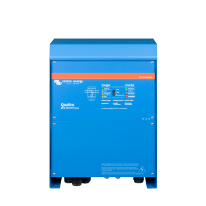 Victron Energy qt48/10000/230v Quattro 48/10000/140-100/100 230V / Inversor Cargador de Onda Pura / Entrada 48 Vcc / Salida 8000 W 230 Vca  60 Hz (L-N)