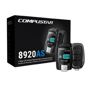 Compustar cs8920-as Kit de Alarma Vehicular Profesional y arranque remoto todo en uno de dos vías con rango de 1KM compatible con GPS X1-MAX LTE