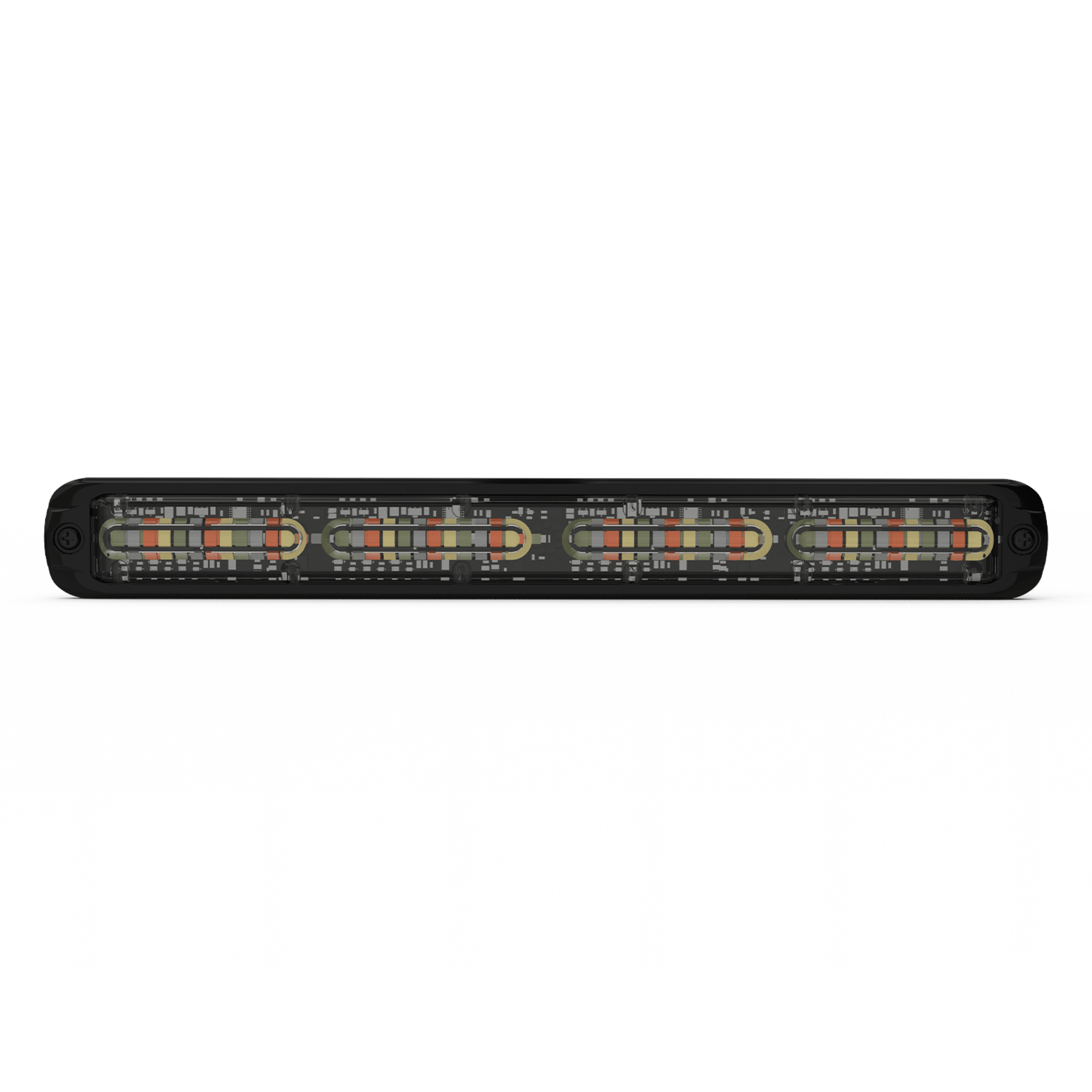 Ecco cd3804rbaw Luz auxiliar Giga Thin 11¨ Quadcolor Rojo/Azul/Ambar/Blanco 48 LED Con funcionalidad de director de tráfico