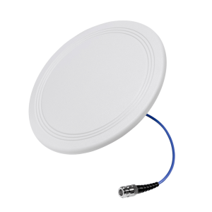 Wilsonpro / Weboost 3100-05 Antena Omnidireccional para Techo Interior / 600-6000 MHz / 5 Bandas Celulares y WiFi / Perfil Ultra Bajo 8 mm / Conector N-hembra / Cable Plenum 30 cm / Material del radomo, ABS