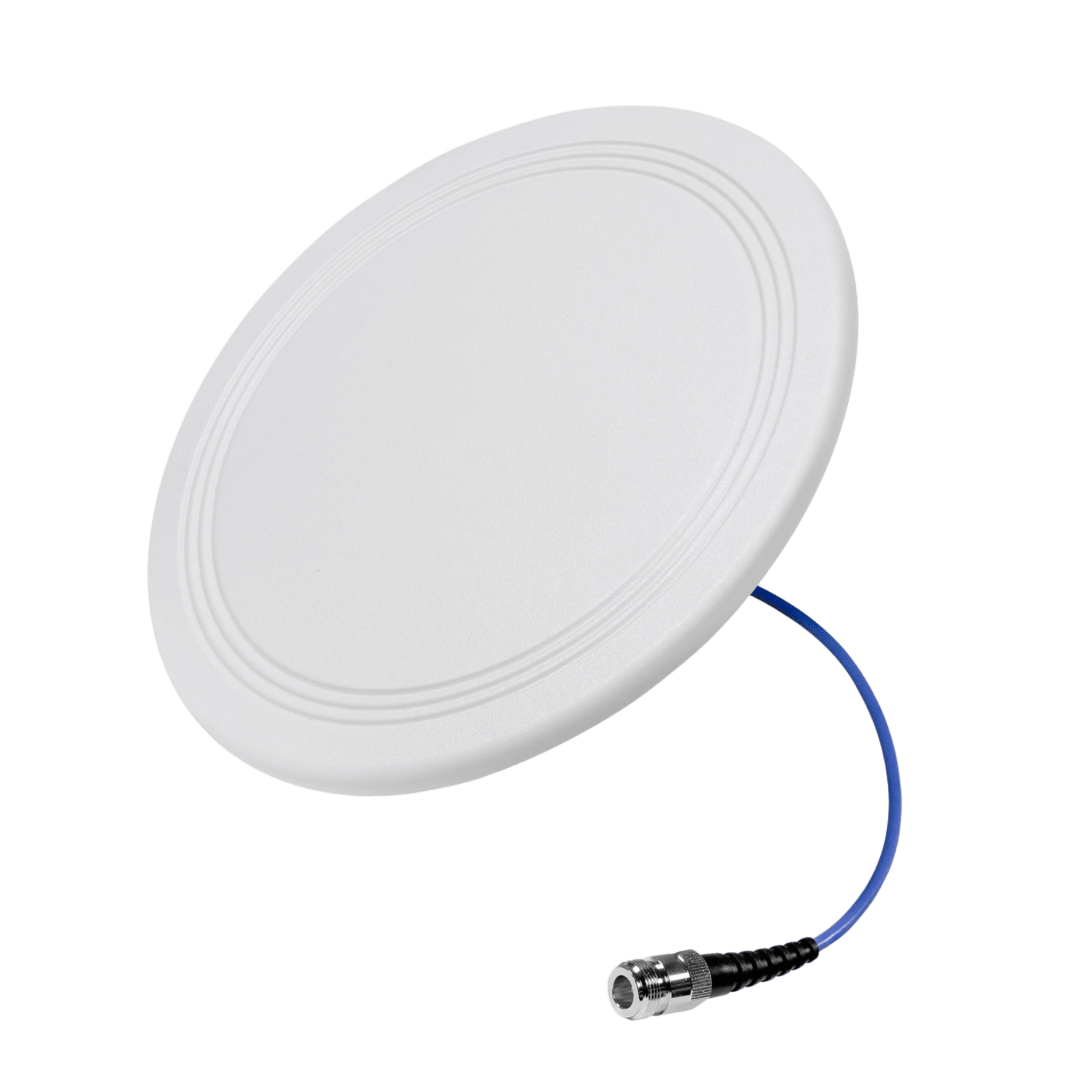Wilsonpro / Weboost 3100-05 Antena Omnidireccional para Techo Interior / 600-6000 MHz / 5 Bandas Celulares y WiFi / Perfil Ultra Bajo 8 mm / Conector N-hembra / Cable Plenum 30 cm / Material del radomo, ABS