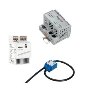 Wago 60612446 Sistema de Medición y Control de Potencia / 3 Fases 690 VAC / Controlador PFC200 / Fuente Conmutada 24VDC / Módulo Conmutador 16A / Terminales Fusibles / Rail DIN 35x7.5 mm