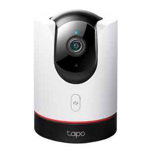 Tp-Link tapo-c225 Cámara de Seguridad Wi-Fi Pan/Tilt AI / 2K QHD (2688 × 1520 px) / Visión Starlight F1.6 / Detección IA Personas-Mascotas-Vehículos / Audio Bidireccional / Wi-Fi 6 / Privacidad Física / Almacenamiento microSD 512GB