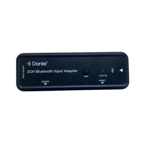 Epcom Proaudio epp-aud2ben Extensor de Audio Dante® 2CH Bluetooth Input Adapter | Entrada Bluetooth 2 Canales | Salida Dante® Digital | Latencia Configurable 1-5 ms | Compatible HDMI 1.4 | HDCP 1.4 | PoE IEEE802.3af | Distancia de Transmisión 100 m