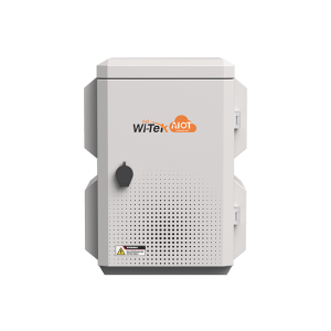 Wi-Tek wi-iotbox01-v3 Gabinete de Acero Ventilado para Exterior 180 x 340 x 160 mm con Rieles DIN y 4 Placas Laterales para Montaje de Equipos por Fuera