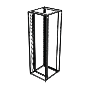 Hoffman ps1cm218 Organizador Vertical de Cables Rack 45 UR / Acero Negro / Sección 95x208 mm / Capacidad 726 Cables / Fijación Flecha 1.75 pulg