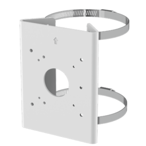 Honeywell ha35plm01 Soporte para Poste Serie 35 / Material Aluminio + Acero Inoxidable / Capacidad de Carga Máxima 4 kg / Compatible con Accesorios Honeywell / Para Cámaras de Seguridad Exteriores