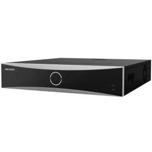 Hikvision ds-8632nxi-k8(e) NVR 12 Megapixel (4K) / 32 Canales IP / Reconocimiento Facial / AcuSense / 8 Bahías de Disco Duro /  2 HDMI en 4K / Alarmas I/O