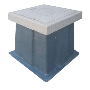 Linkedpro By Epcom lp-ap-30x30x45 Registro para Alumbrado Público 30 x 30 x 45 cm, Resistencia 3 Toneladas, Uso Peatonal