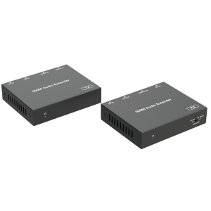 Epcom Proaudio epc-eda300s Extensor de Audio | Digital Óptico y Analógico | Transmisión hasta 300 m | Soporte 48/96/192 kHz | Selección de salida en receptor | Función POC bidireccional | Plug-and-Play | Ideal para HDTV, AVR y sistemas multizona
