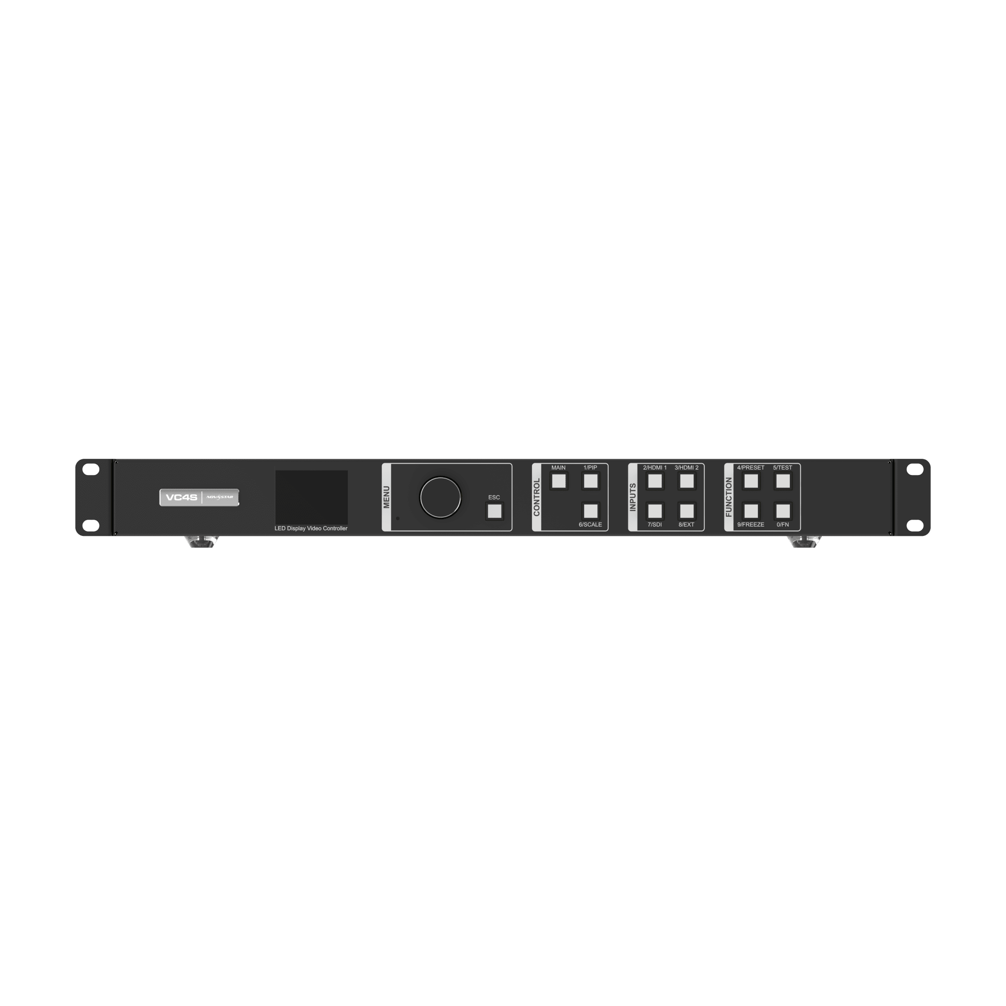Novastar vc4s Controlador Todo en Uno VC4S / Entrada 3G-SDI / 4 Puertos Ethernet / 2.6 MP / Máximo 3840x3840 / HDMI 1.3