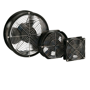 Hoffman a6axfngq Ventilador Axial Compacto 6 Pulgadas / 115VAC / 102CFM / Silencioso / Acero Negro / 50,000 Horas Operación
