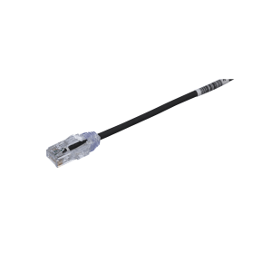 Panduit utp28sp45bl Cable de Parcheo TX6, UTP Cat6, Diámetro Reducido (28AWG), Color Negro, 13.72 Metros (45 Pies)