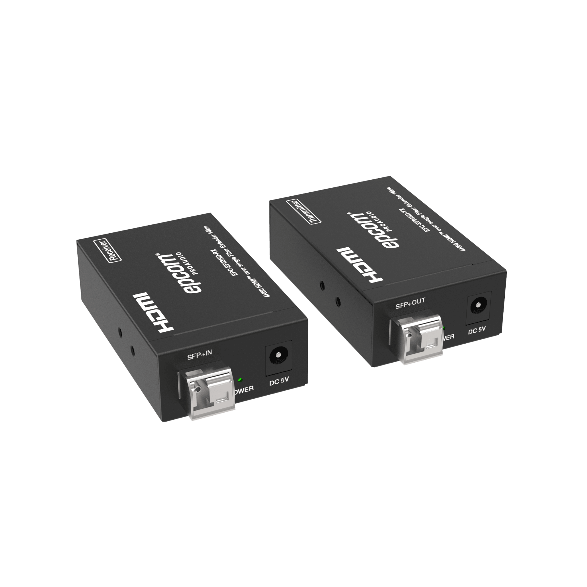 Epcom Proaudio epc-ef03hd Extensor HDMI sobre Fibra Óptica | Resolución 4K2K@60Hz | Monomodo | 4:4:4 | Ancho de Banda 18 Gbps | Distancia hasta 10 km | HDCP 2.2 | HDR10+ Dolby Vision | Audio 7.1CH