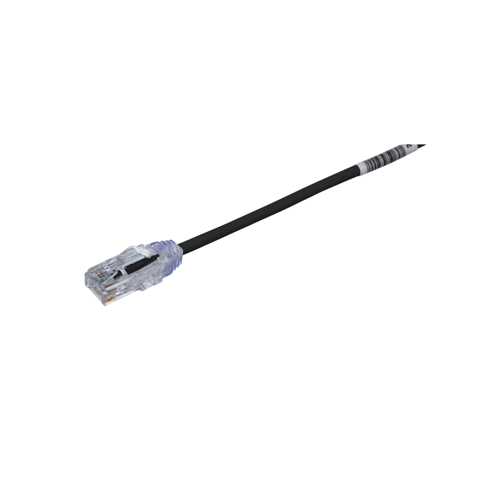Panduit utp28sp0.2mbl Cable de Parcheo TX6, UTP Cat6, Diámetro Reducido (28AWG), Color Negro, 20 cm (7.87 pulgadas)
