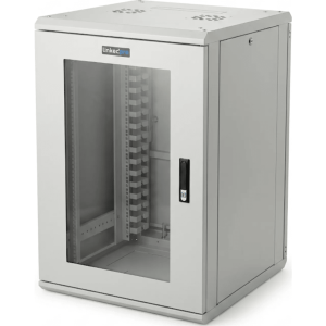 Linkedpro les-60-60-18ugw Gabinete Rackeable / 18 Unidades / 19 Pulgadas / Puerta de Cristal / Capacidad de Carga 750 Kg / Dimensiones 600x605x930 mm (23.6x23.8x36.6 in)