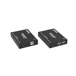 Epcom Proaudio epc-e5200k Extensor HDMI con KVM | Sobre IP | Transmisión hasta 150m | Cat5e/6 | HDCP 1.4 | 1080p | Control IR | Compatible con Switch 1G