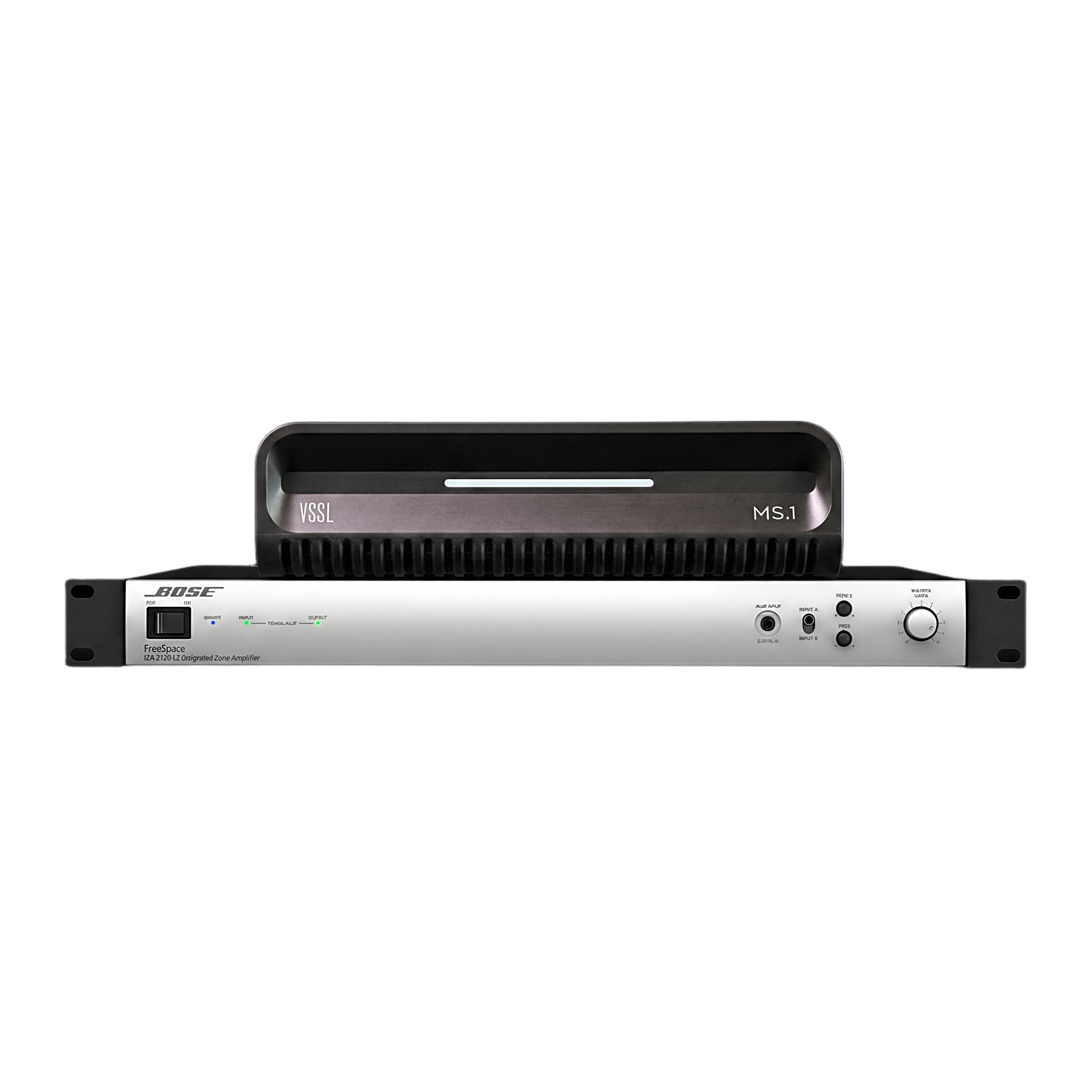 Vssl ms1/2120hz KIT Amplificador IZA2120HZ y Streamer de Audio Modular MS.1 | PoE + USB-C | HDMI eARC + Óptica + RCA | Bluetooth LE Audio | WiFi | Control4-Crestron-Elan-RTI-URC-Savant-Lutron | AirPlay2-GoogleCast-SpotifyConnect