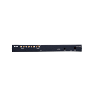 Aten kh1508a Switch KVM | Conexión Cat 5e | 8 puertos | Resolución 1920 x 1200 |  Conexión de Múltiples Switches | Compatible Windows, Linux, Mac