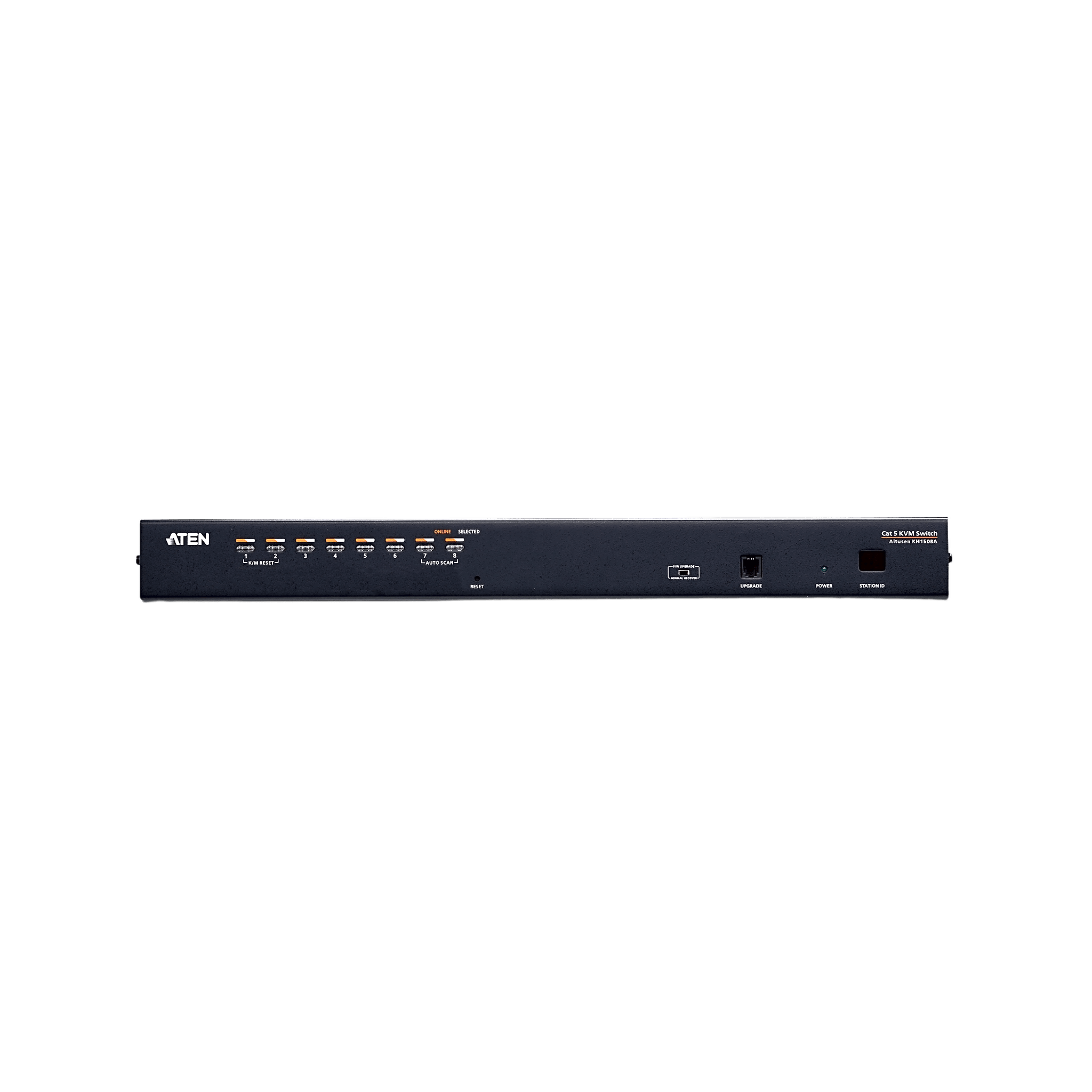 Aten kh1508a Switch KVM | Conexión Cat 5e | 8 puertos | Resolución 1920 x 1200 | Conexión de Múltiples Switches | Compatible Windows, Linux, Mac