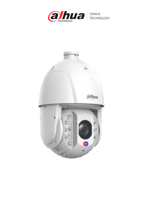 DAHUA DH-SD6E425MB-HNR-A-PV1 Cámara IP PTZ 4MP/ Acupick/ WizSense/ Iluminador Dual Inteligente/ TiOC/ 25x/ IR 250m/ luz cálida 100m/ AutoTracking 3.0/ Protección Perimetral/Detección Facial/ SMD 4.0/E/S de alarma y audio/IP66/PoE/ IK10/ #LoNuevo