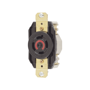 Hubbell hub-hbl-2410  Receptáculo con Bloqueo de Media Vuelta Industrial 20 A 125/250 V CA / 3 Polos 4 Hilos / Nema L14-20R.