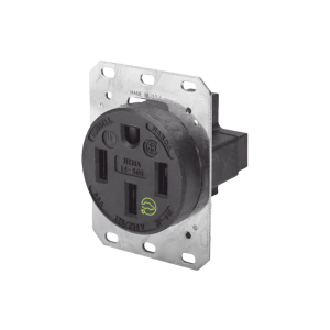 Hubbell hub-hbl-9450a  Receptáculo Recto de 50 A 125/250 V CA 3 Polos 4 Hilos (Nema 14-50R).