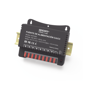 Epcom Powerline nv-815-dc Fuente de Poder / Para 8 Cámaras / Ajustables a 12 o 13.5 o 15 Vcc / 8 Amperes / Instalación en Pared.