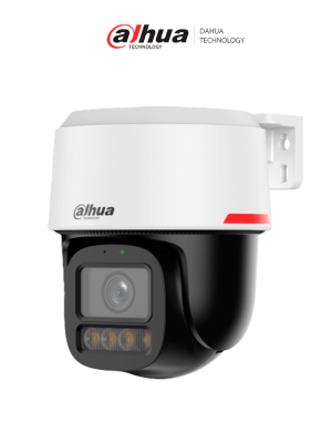 DAHUA DH-IPC-PT2449C1-S-PV-PRO Cámara IP PT de 4 Megapixeles/ WizColor/ WizSense/ SMD3.0/ Lente 3.6mm/ Protección perimetral/ audio bidireccional/ Disuasión activa/ ranura MicroSD/ Autotracking lite/ Iluminación 30m/H265+/ IP66 y PoE/ #LoNuevo