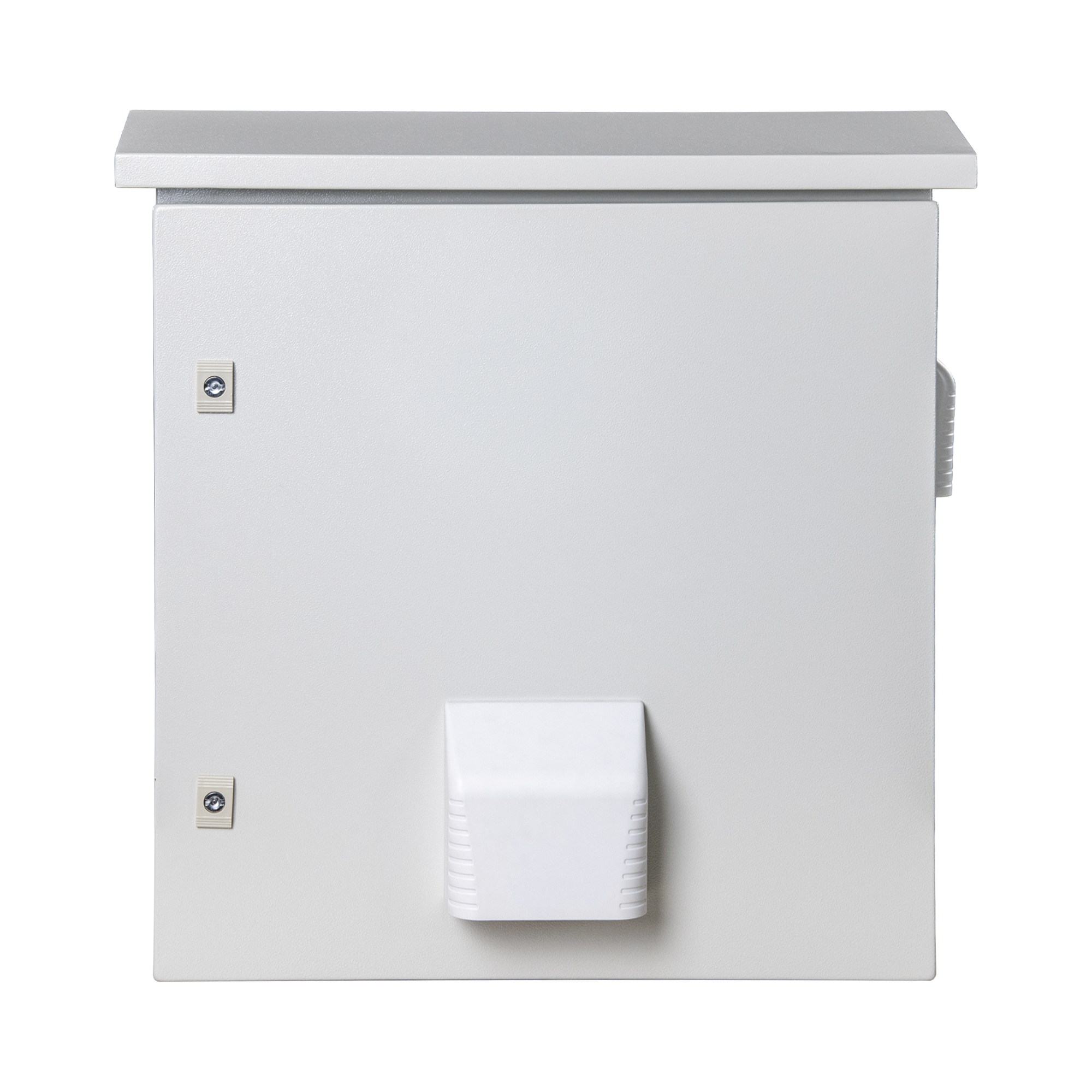 Precision pst-5060-19rav Gabinete Ventilado de Acero IP55 Uso en Exterior (593 x 609 x 399 mm) con Placa Trasera Interior Metálica y Compuerta Inferior Atornillable. Incluye Ventilador, Ventilas, filtros, Montaje Rack 19, Terminal de Tierra Física, Chapas y Ll